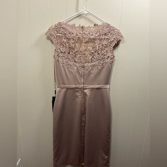 NWT La Femme Women’s Size 2 Formal Dress Wedding Party Rose Pink mother of bride - Picture 6 of 11